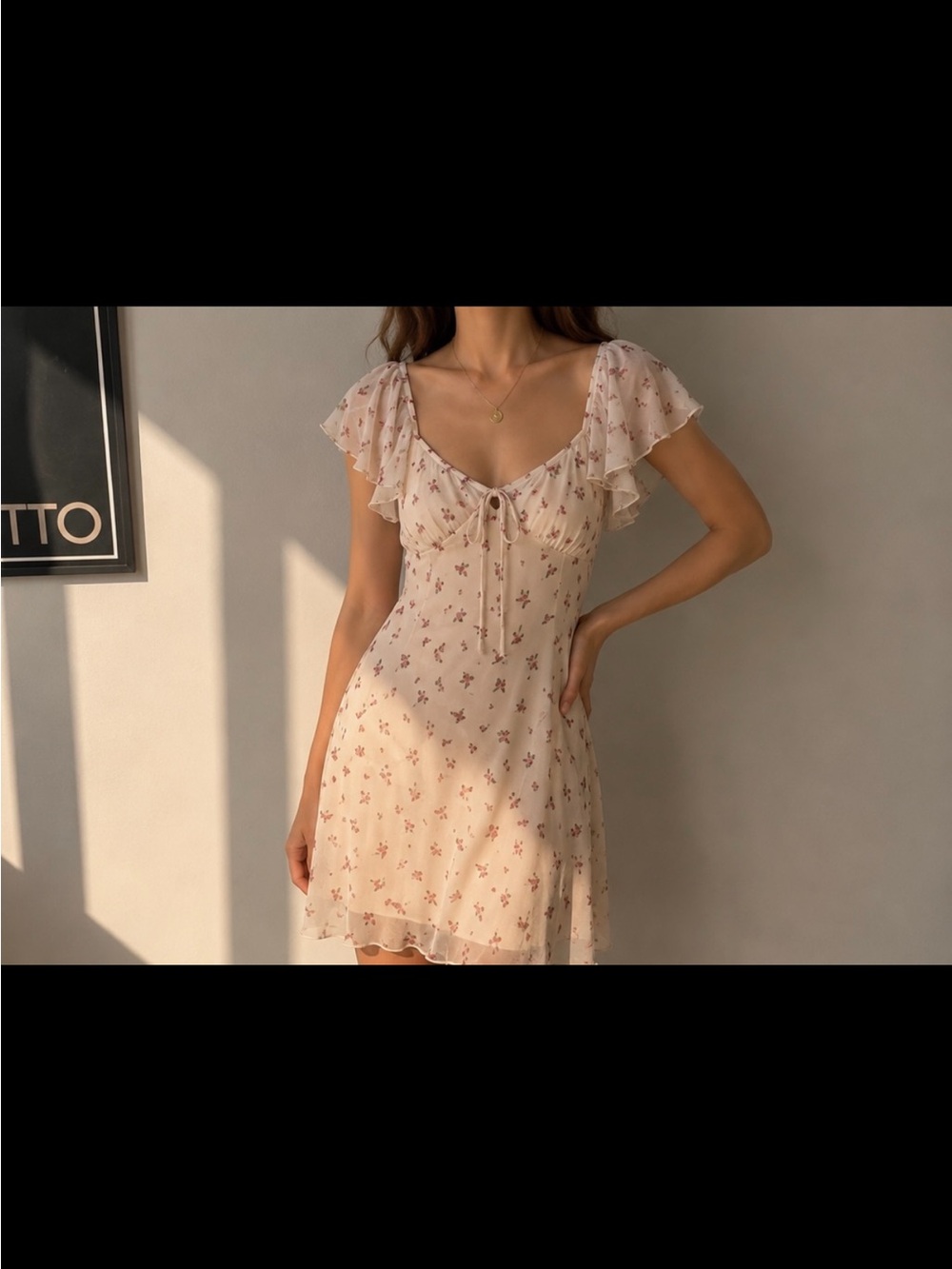 See You Monday Floral Mesh Dress